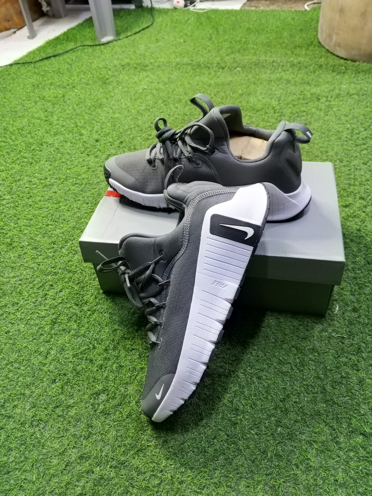 Nike Swoosh branding built directly into the side heel frame.